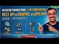 REST vs GraphQL vs gRPC Explained | When to Use What