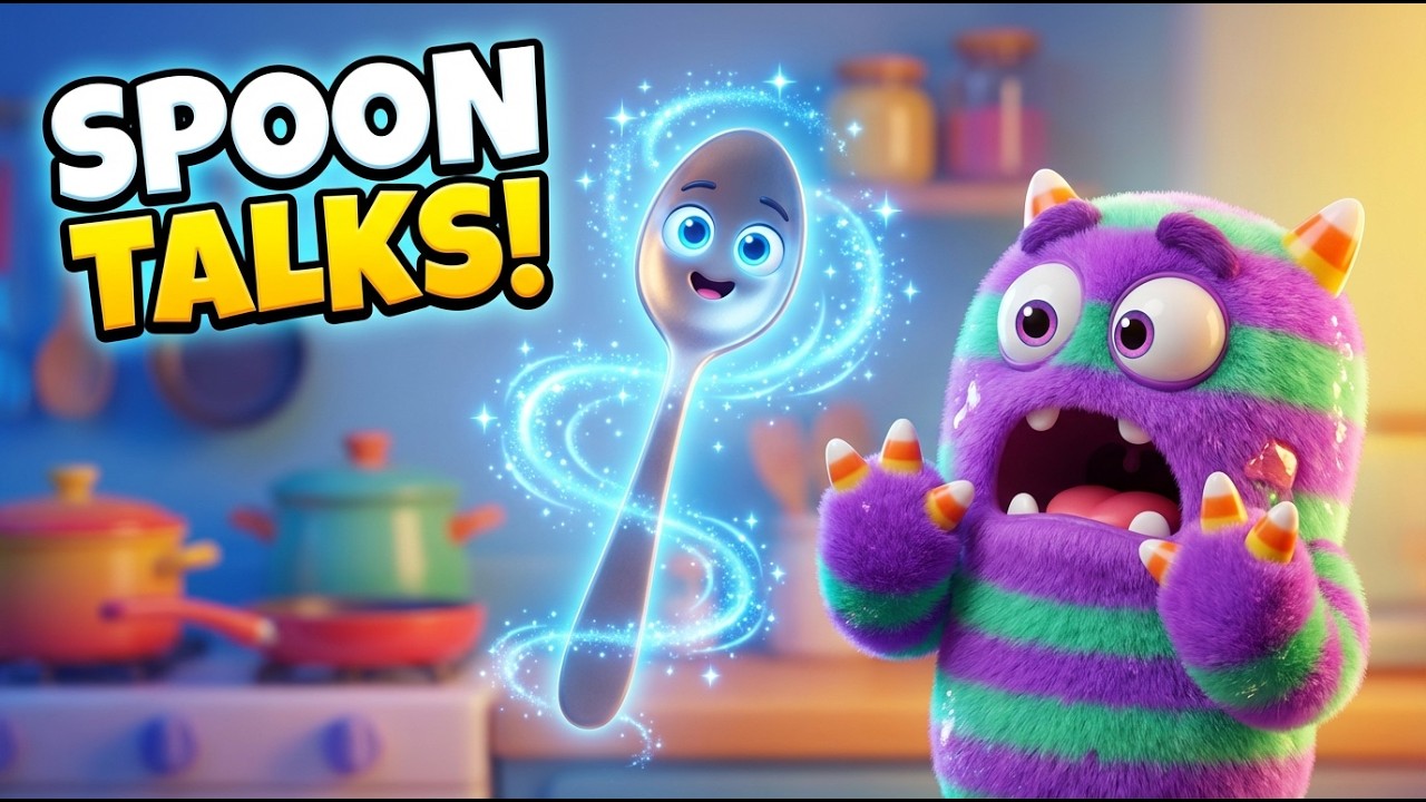 The Mystery of the Talking Spoon 🥄 | Funny Mystery Story for Kids