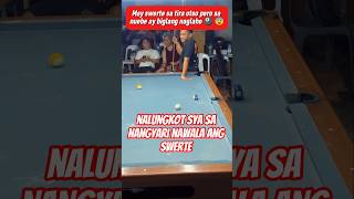 Anong mali sa tira Nuebe nya mga ka bilyar nawala ang swerte 😨 #subscribe #jaybeesucal #shorts