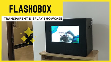 Transparent LCD Display Showcase - FLASHOBOX