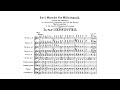 Beethoven March For Military Band In F Major WoO 18 For The Bohemian Militia With Score 