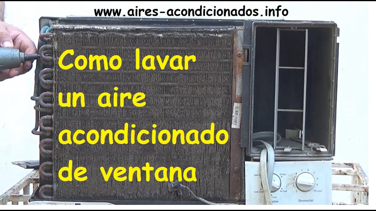 Cómo limpiar el aire acondicionado por dentro y por fuera