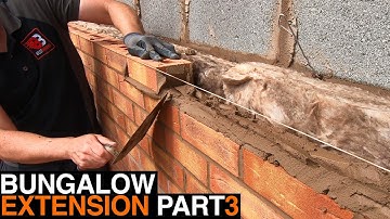 Bricklaying - Building Bungalow Extension Part 3