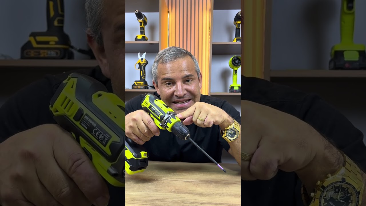 Você sabe usar uma parafusadeira?