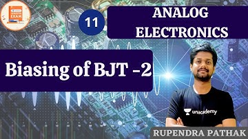 Biasing of BJT -2 | Analog Electronics | GATE/ESE | ECE | Rupendra Pathak