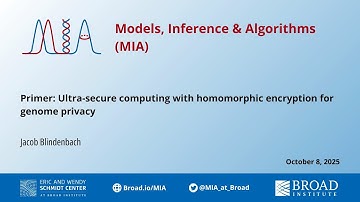 MIA Primer: Jacob Blindenbach, Ultra-secure computing with homomorphic encryption for genome privacy