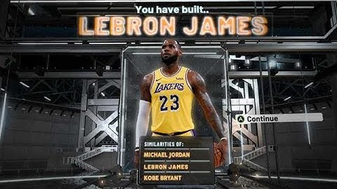 NBA2K20 LEBRON JAMES BUILD - 61 BADGE UPGRADES - DEMIGOD SMALL FORWARD BUILD