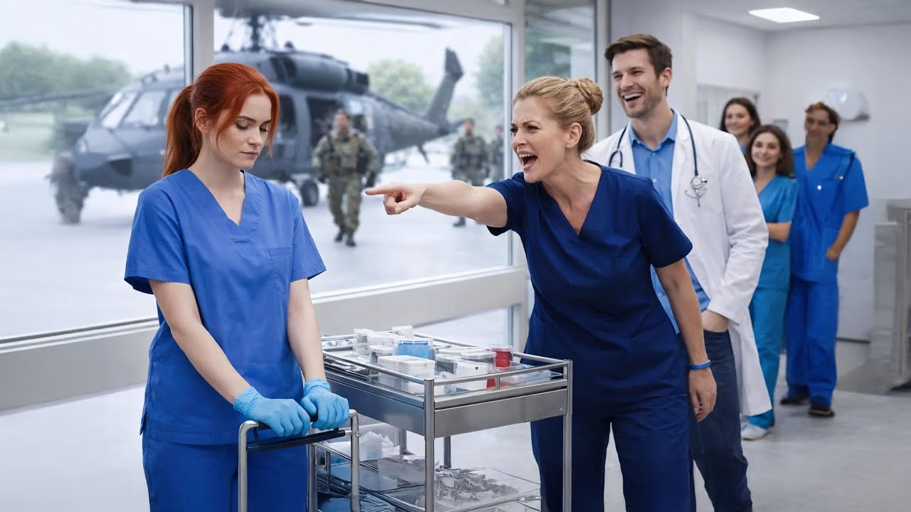 Personal lachte über die neue Krankenschwester – bis ein Navy-Heli nach ihrem Namen verlangte.