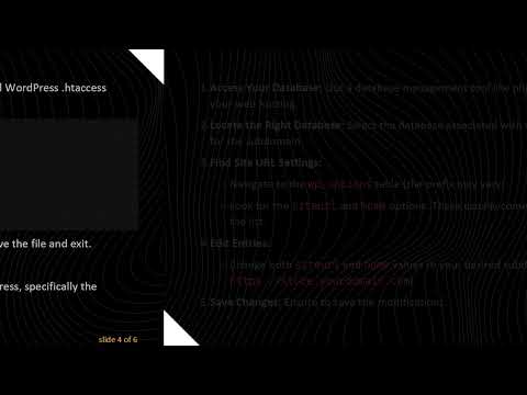 Fix Subdomain Redirecting to Main Domain