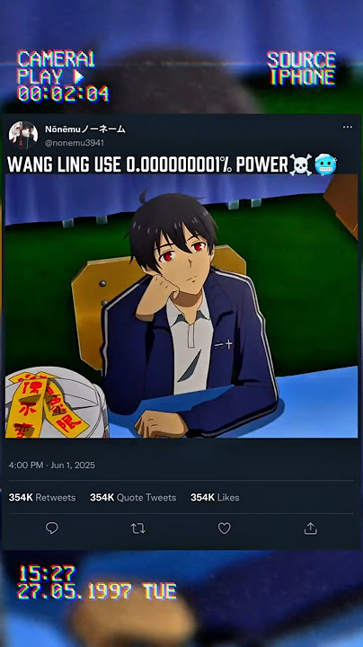 wang ling 0.000000001% power☠️🥶 || The Daily Life of Immortal King