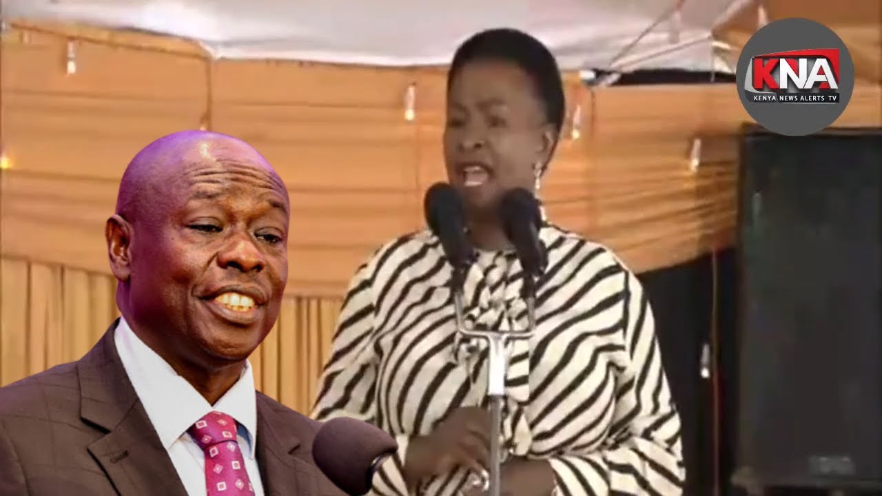 LISTEN TO WHAT NO NONSENSE GOVERNOR WAVINYA NDETI TOLD GACHAGUA FACE TO FACE IN MACHAKOS.