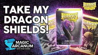 Take My Dragon Shields! (And get the story behind the sleeves)