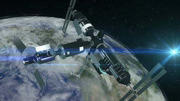 Space Elevator Animation concept