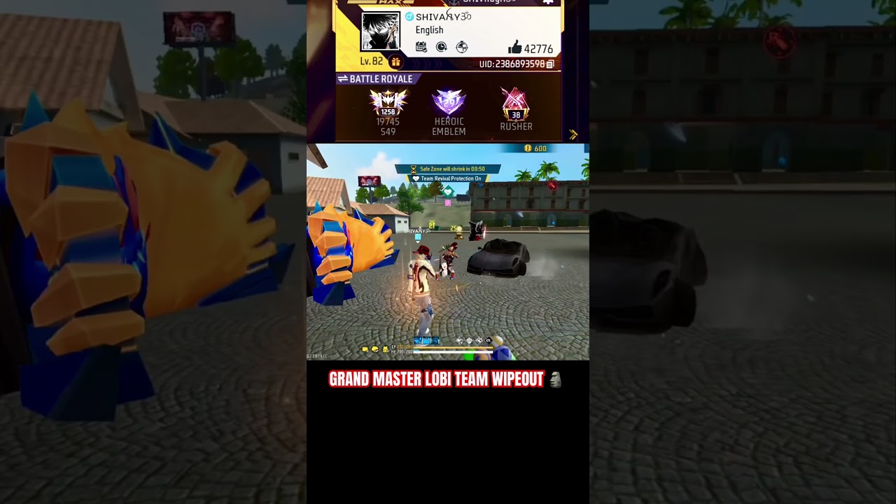 Free fire br rank push🗿|Free fire rank push tricks |free fire live 