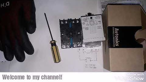 AT8N delay ON/delay OFF timer.