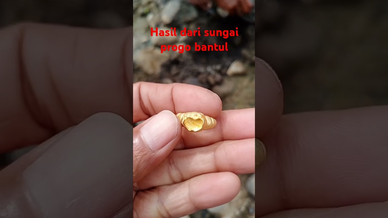Temuan di sungai progo bantul emas kuno