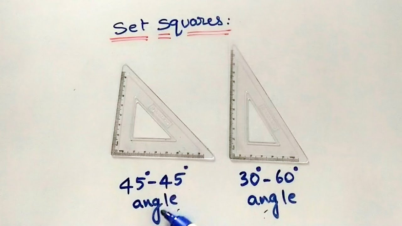 Drawing Angles with Set Squares