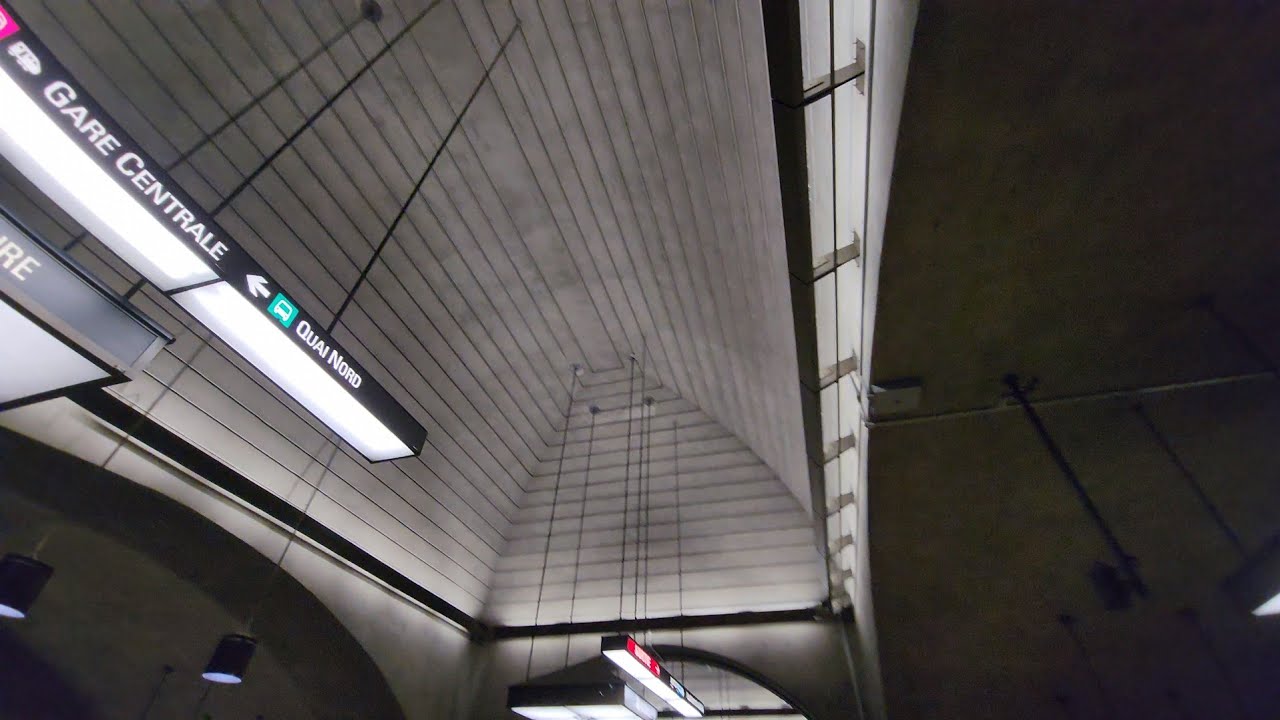 Walking from the REM at Central Station in Montreal to Bonaventure metro station + bonus metro ride