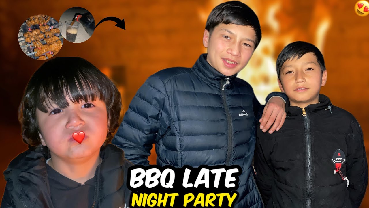 Late night BBQ party 🍖 || zulfyyz farsi vlog