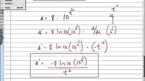 Section 12.4  Derivatives of Exponential Functions