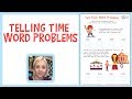Time Calculations in Word Problems