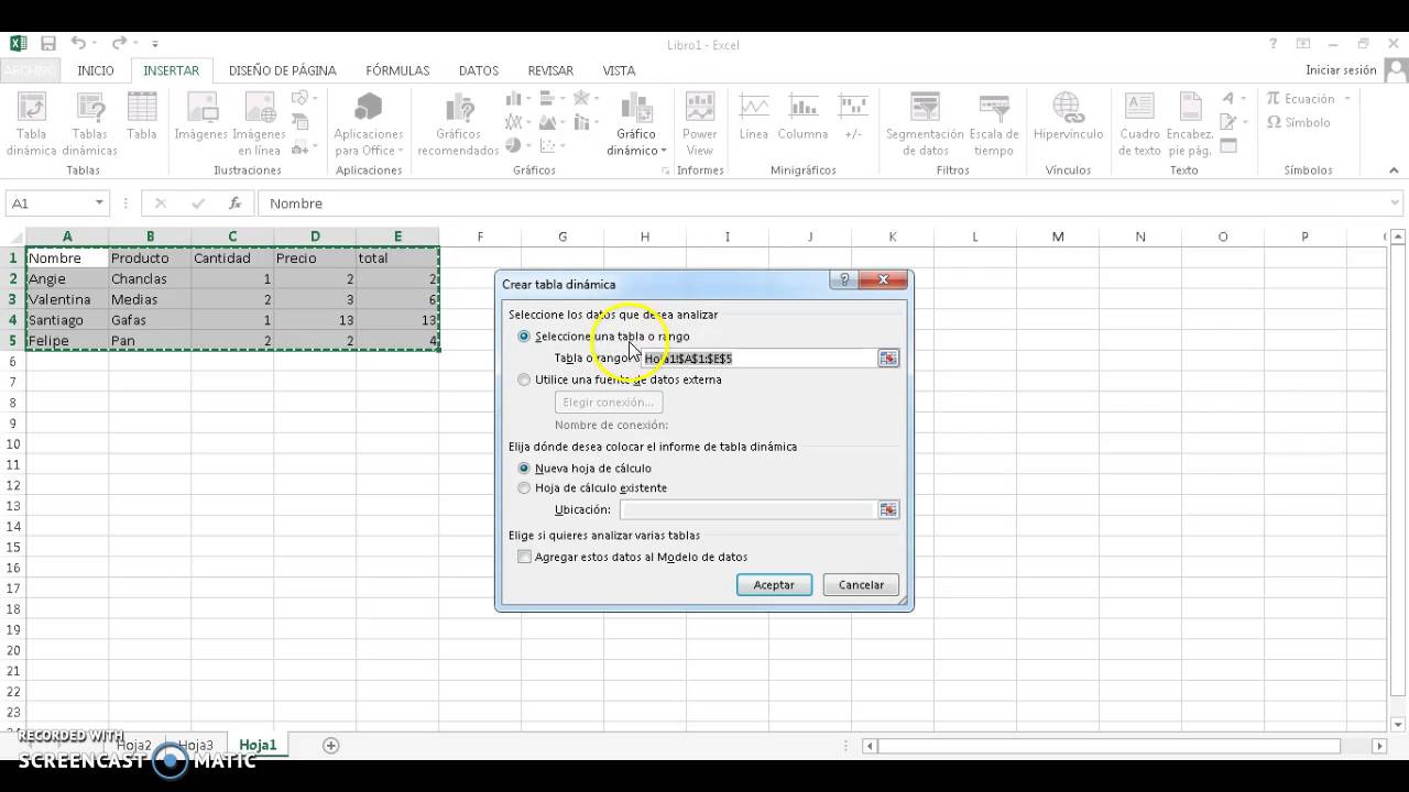 Tablas Dinamicas Excel 2010 Youtube