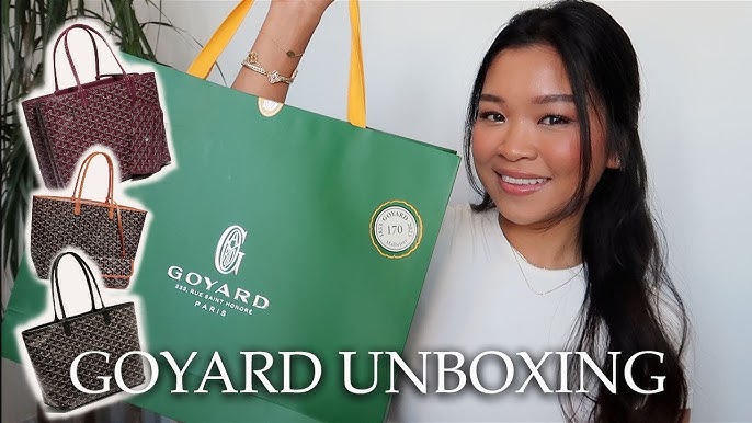unboxing a goyard anjou mini bag 💙 love that its reversible and the m, Goyard  Tote Bag