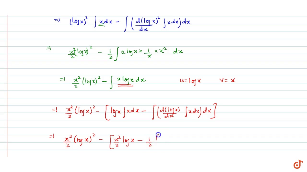Integrate The Functions x logx 2 YouTube Integrate The Functions x logx 2 YouTube