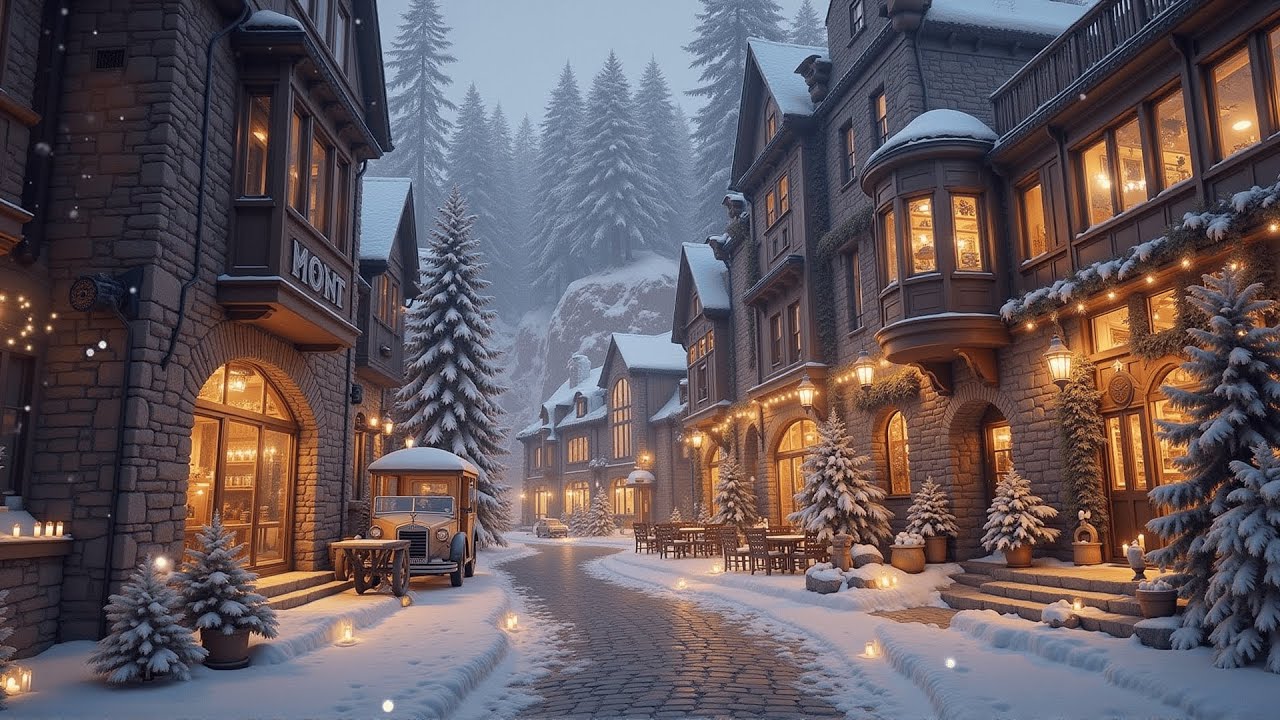 Hidden Snowy Lane Jazz Ambience and Relaxing Late Night Jazz for Deep Focus, Study & Peaceful Sleep