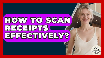 How To Scan Receipts Effectively? - Minimalist Home Life