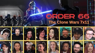 Reactors' Reacting to ORDER 66 from THE CLONE WARS 7x11 SHATTERED | AHSOKA TANO