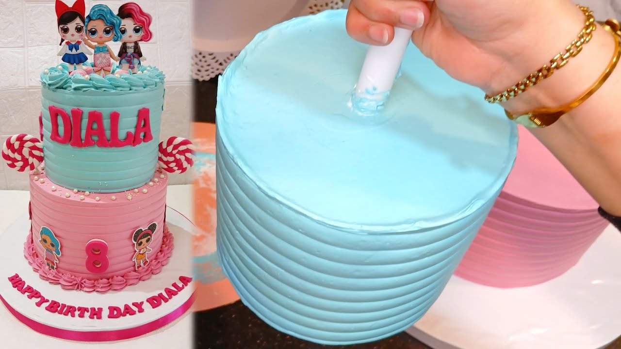 تورته كريمه دورين سهله للمبتدئين