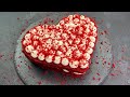 Торт "Красный Бархат".ТОРТ СЕРДЦЕ💝 БЕЗ специальных форм!!! RED VELVET CAKE