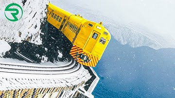 Most Dangerous Roads And Railway Tracks In The World - Part 10