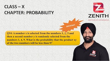 A number x is selected from the numbers 1, 2, 3 and then a second number y is randomly selected....