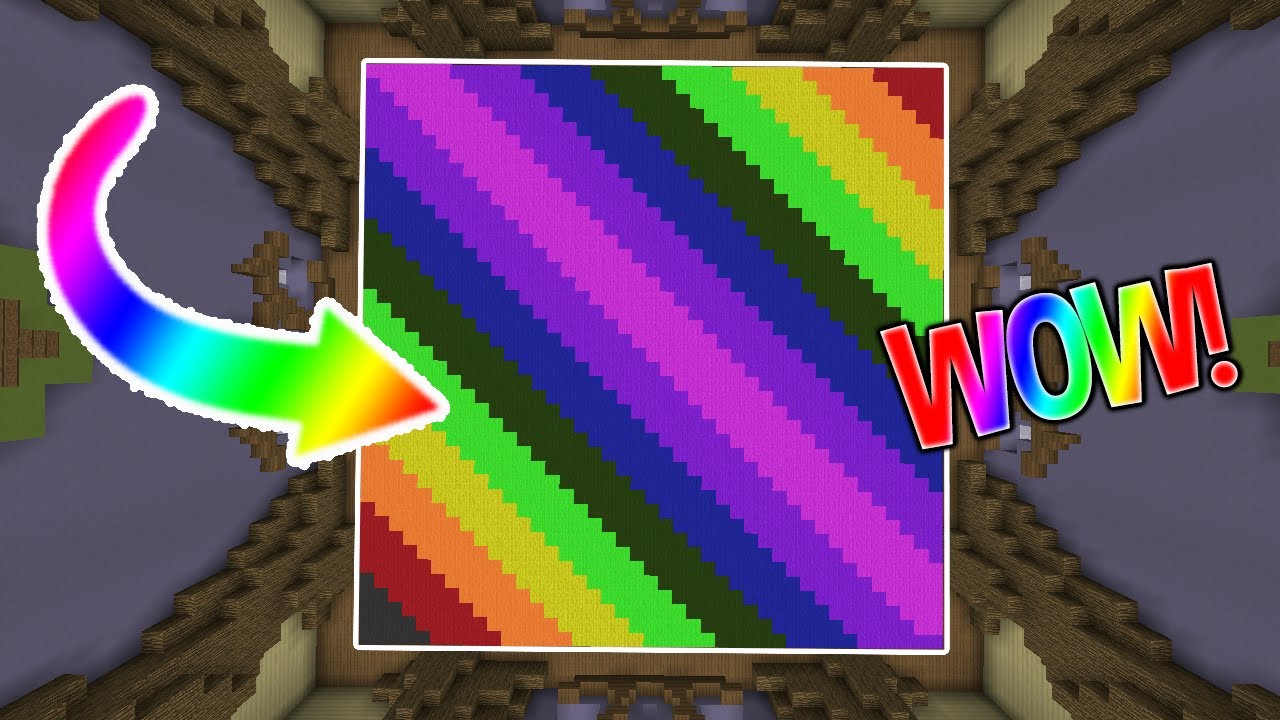 RAINBOW ️🌈🌈🌈 (Minecraft Build Battle) - YouTube