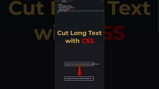 Cut Long Text with CSS — Add “...” at the End!