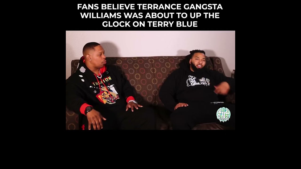 TERRANCE GANGSTA WILLIAMS ALMOST UP D THE GLOCK ON INTERVIEWER
