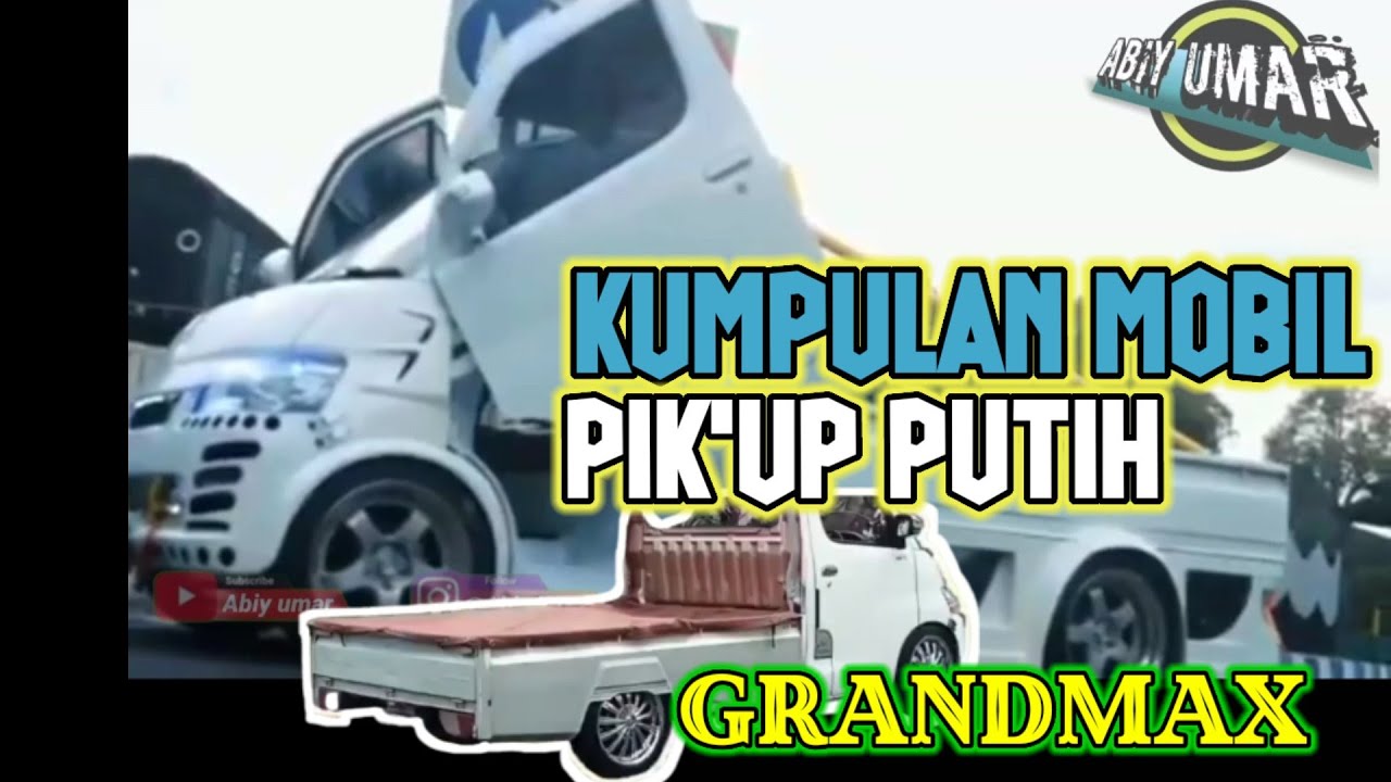 MODIFIKASI GRAND MAX PICK'UP PUTIH // MODIFIKASI SIMPLE GRANDMAX YouTube