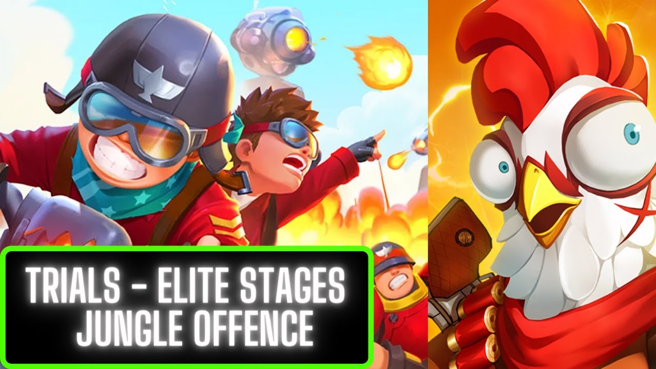 Rooster Defense idle tower defense, Trials Elite Stages Jugle