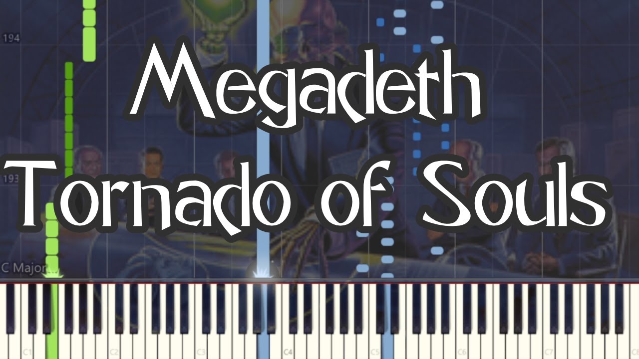 Megadeth - Tornado of Souls Piano Tutorial