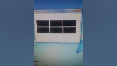 Vb6 memory game match picture and subtitle by murder Alsaffar