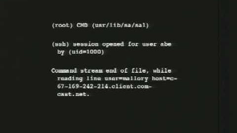 CERIAS Security: Towards Mining Syslog Data 2/5