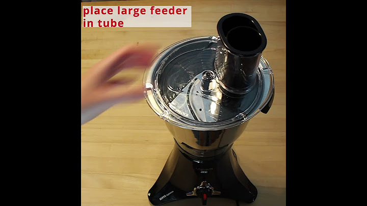 Slicing and grating with Vidiem Mixer!