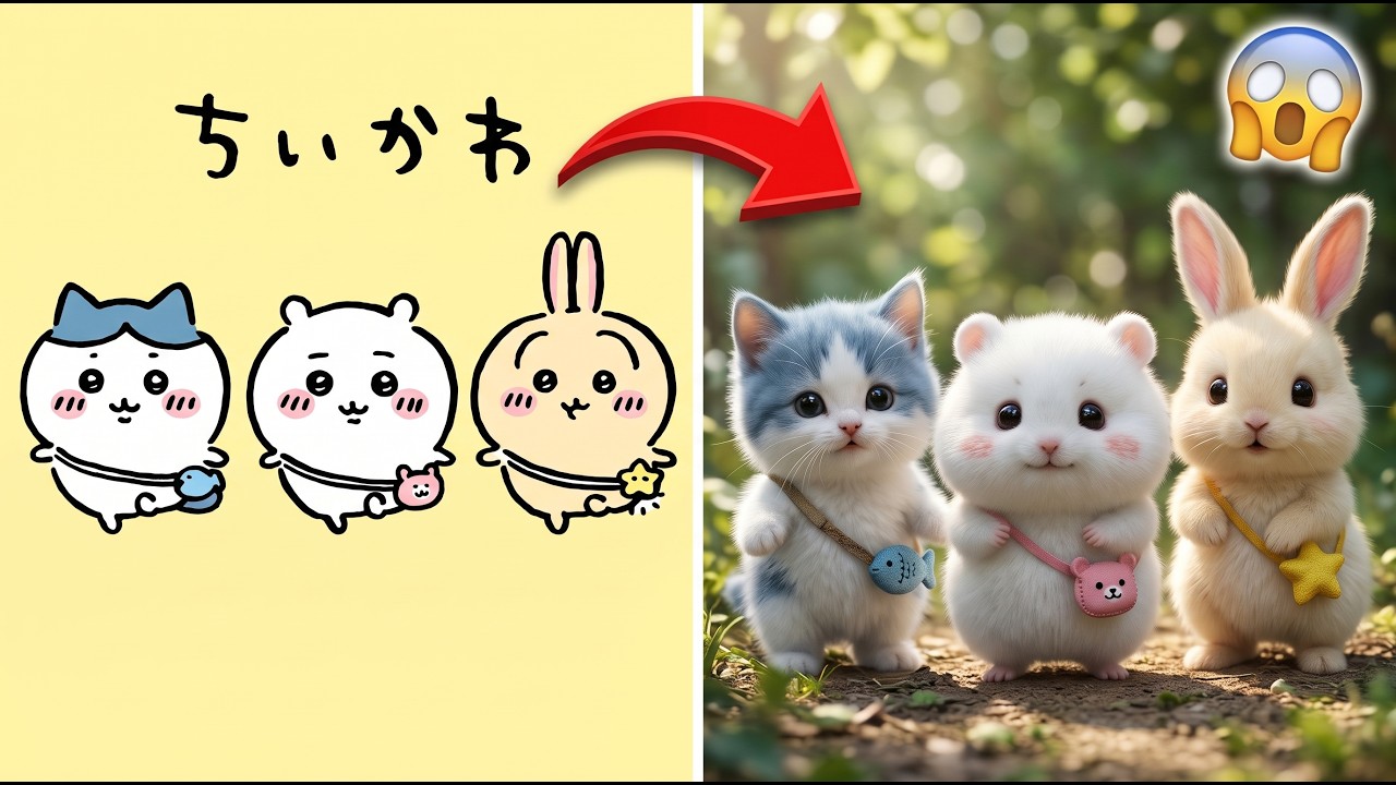 What If Chiikawa Characters Were Real in Real Life? 😱 | もしも「ちいかわ」が現実にい ...