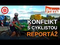 Konflikt se skupinou cyklist  report tv prima  hlavn zprvy 1092021