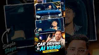 Car Driving AI Video Editing | Pata Chalega Song Reels Editing | Mercedes Car AI Video Editing