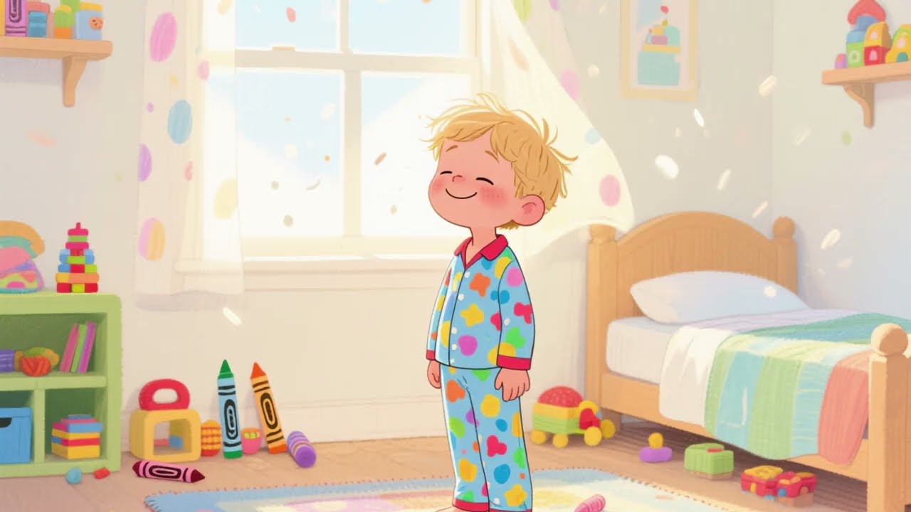 HORA DE ACORDAR| MÚSICA DIVERTIDA PARA CRIANÇA| Aprendi Brincando