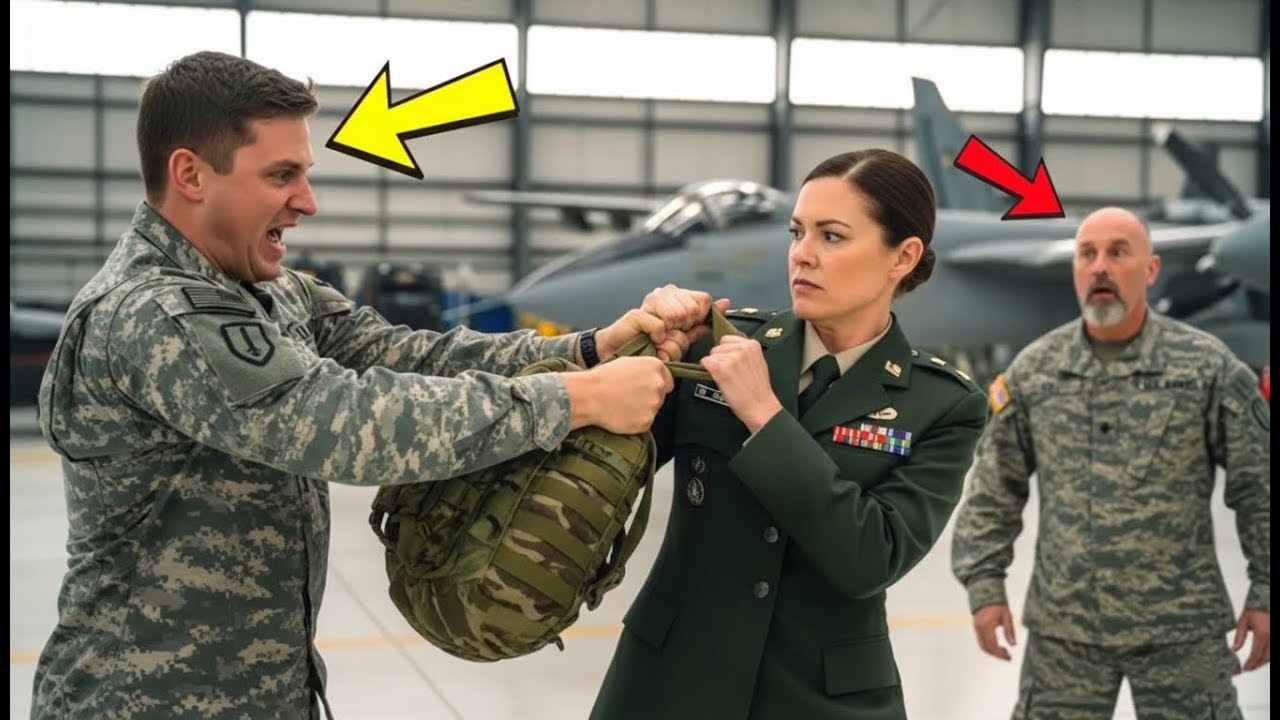 Они попытались украсть что-то из ее сумки, а затем замерли, когда сержант назвал ее «генералом»