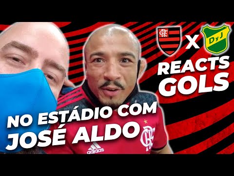 VLOG E REACTS COM JOSÉ ALDO JR (UFC), PAIS DO GABIGOL E MAIS, DE FLAMENGO 4 X 1 DYJ